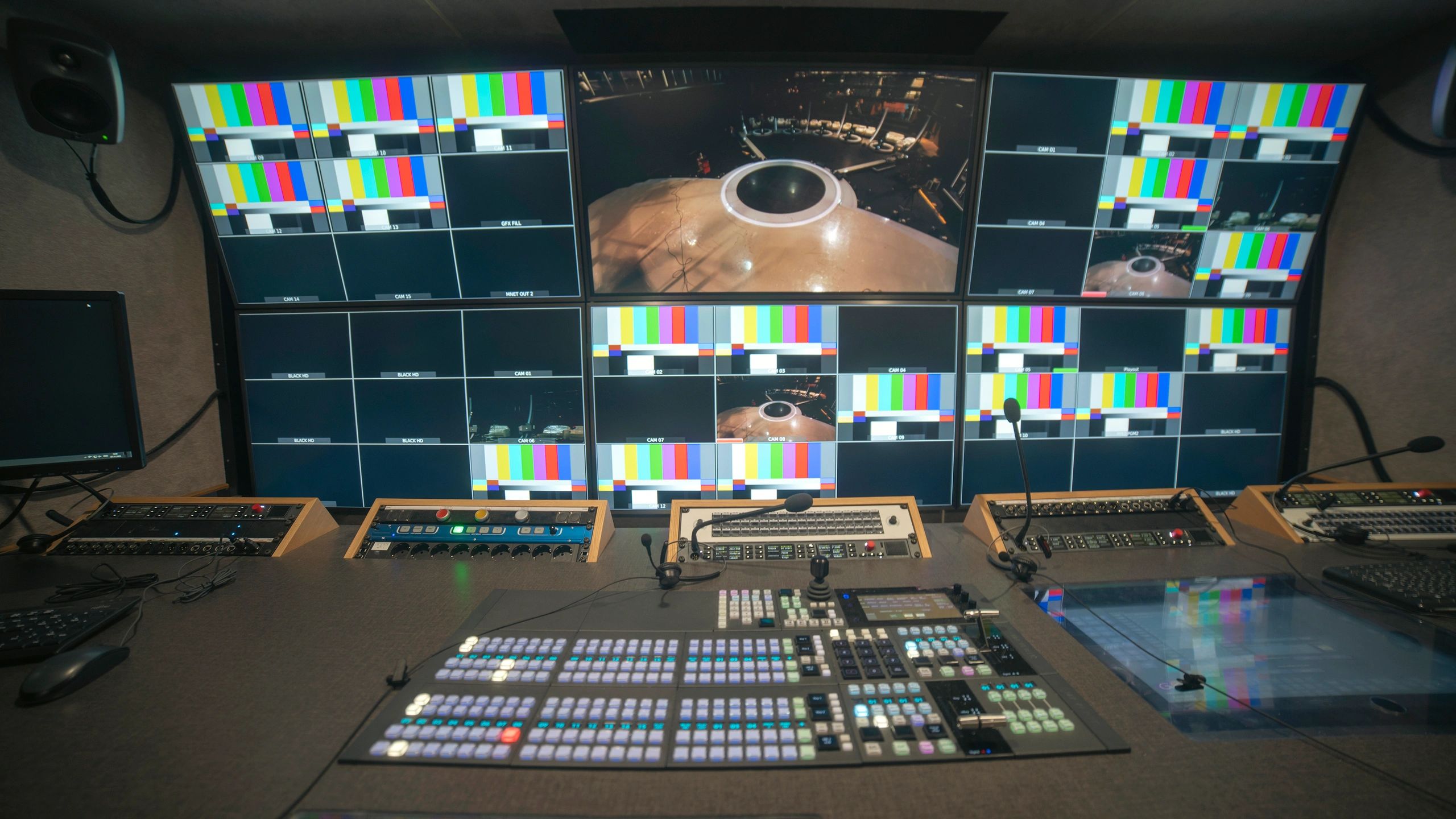 High-tech server and control room